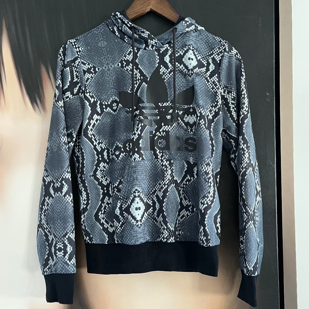Adidas snakeprint sweatshirt hoodie